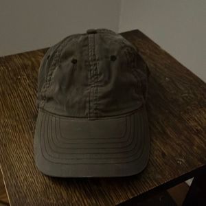 Dark brown adjustable cap